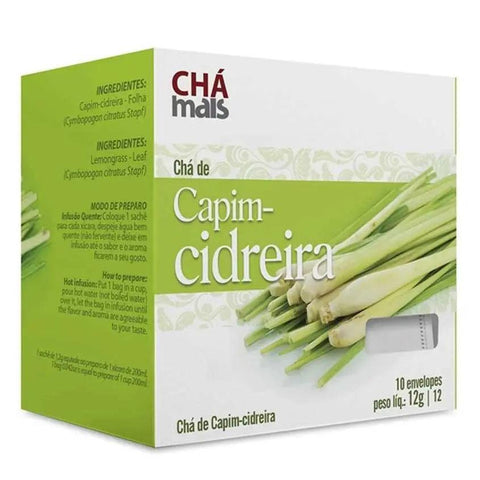 Cha de Cidreira Cha Mais 10ct - MEUBRASILONLINE