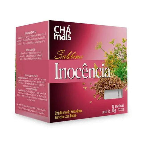 CHÁ SUBLIME INOCÊNCIA 10 SACHÊS - CHÁ MAIS - MEUBRASILONLINE