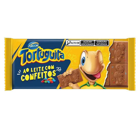 Chocolate Confeitos Tortuguita Arcor 80g - MEUBRASILONLINE