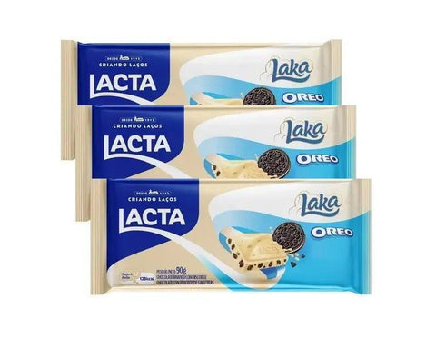 Chocolate Oreo Lacta 3 x 90g - MEUBRASILONLINE