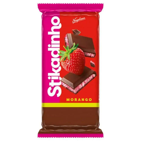 Chocolate Stikadinho de Morango Neugebauer 70g - MEUBRASILONLINE
