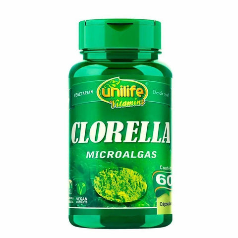Clorella Unilife - 60 Cápsulas - MEUBRASILONLINE