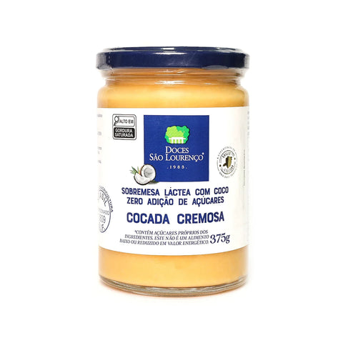 Cocada Cremosa Zero São Lourenço 375g