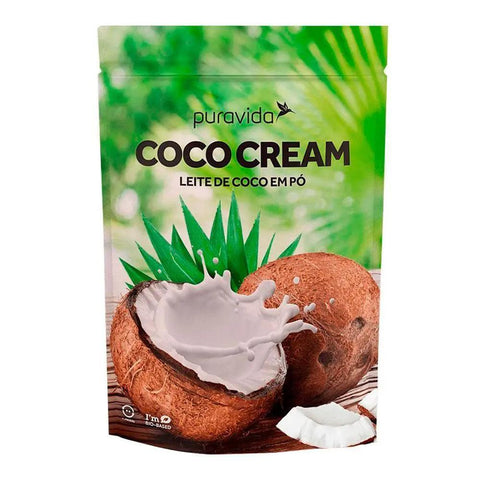 Coco Cream Leite de Coco em Pó Puravida 250g - MEUBRASILONLINE