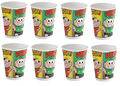 Copo Papel 200Ml Turma Da Monica 8 copos - MEUBRASILONLINE
