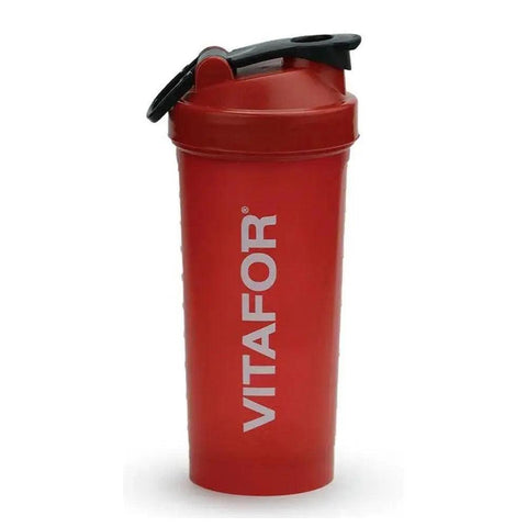 Coqueteleira Vermelha Vitafor 600ml - MEUBRASILONLINE