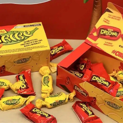 Garoto Crocribe Chocolate Crocante e Caribe 215,2G