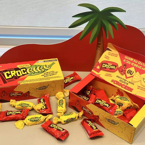 Garoto Crocribe Chocolate Crocante e Caribe 215,2G