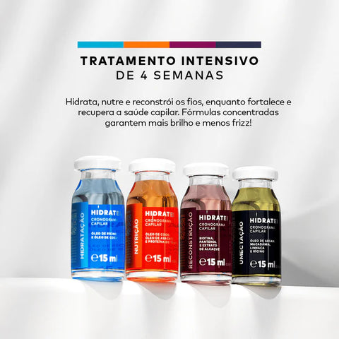 Ampolas Cronograma Capilar Hidratei 15ml