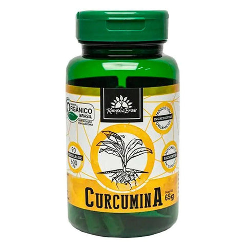 Curcumina Orgânica Kampo De Ervas 90 Caps - MEUBRASILONLINE