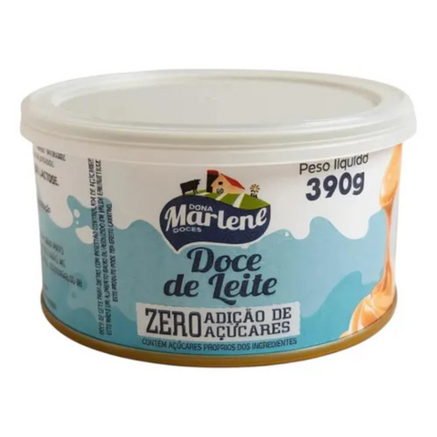 Doce De Leite Zero Açúcar Puro Lata - Marlene - 390 G
