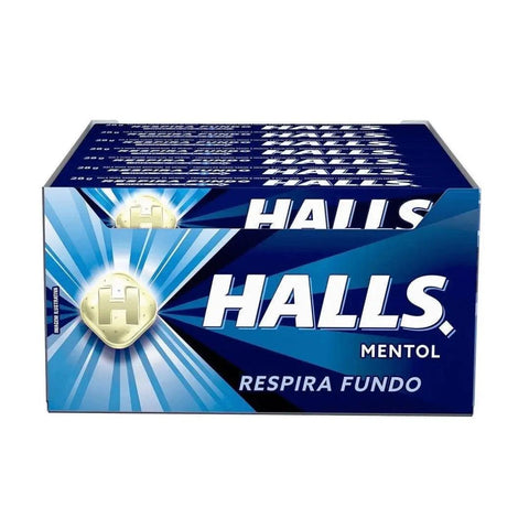 Drops Halls Mentol Caixa 21 x 28g - MEUBRASILONLINE