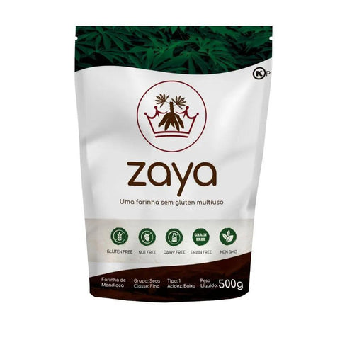 Farinha de Mandioca tipo 1 Zaya 500g - MEUBRASILONLINE