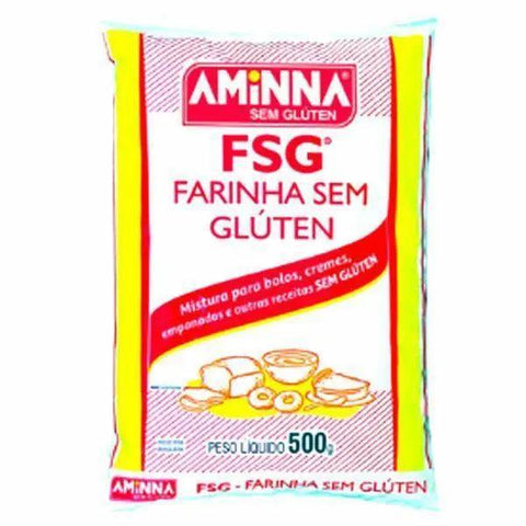 Farinha sem Glúten Aminna 500g - MEUBRASILONLINE