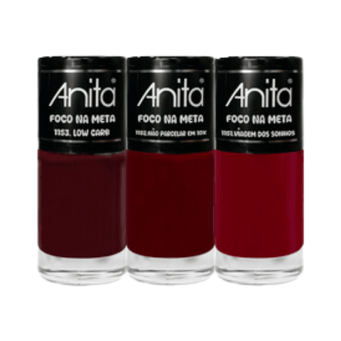 Esmaltes Anita - Coleção Foco na Meta