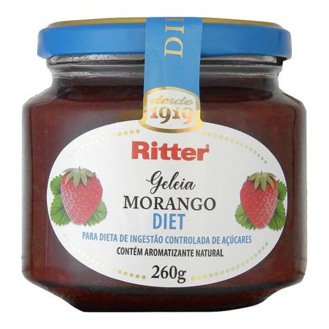 Geleia Morango Diet Ritter Vidro 260g