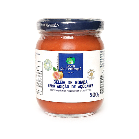 Geleia de Goiaba Zero Açúcar São Lourenço 200g