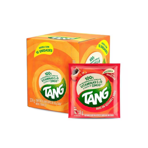 Refresco Em Po Tang Guaraná - Display 18un de 18g