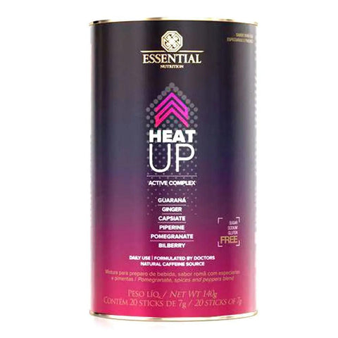 Heat Up Tubo Essential Nutrition 140g (tubo com 20 sticks de 7g) - MEUBRASILONLINE