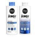 Kit Shampoo e Condicionador SOS Bomba crescimento, reparação e força Salon Line 500ml. Biotina, whey protein, vitamina A, óleo de rício e D-pantenol. - MEUBRASILONLINE
