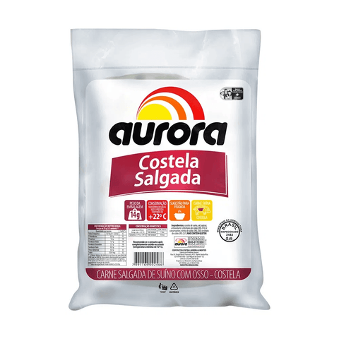 Costela Suína Salgada Feijoada Aurora - MEUBRASILONLINE