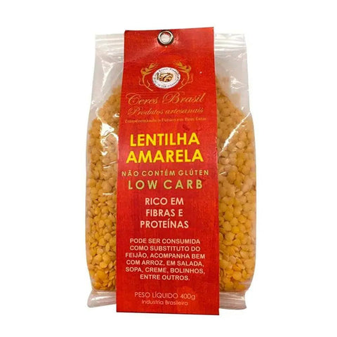 Lentilha Amarela Ceres Brasil 400g - MEUBRASILONLINE