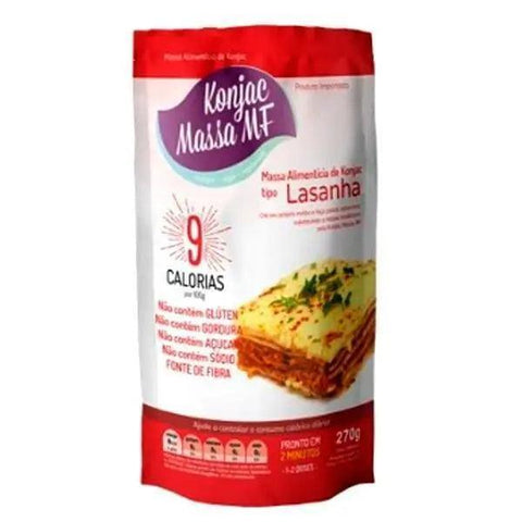 Massa Alimentícia De Konjac Tipo Lasanha Konjac 270g - MEUBRASILONLINE
