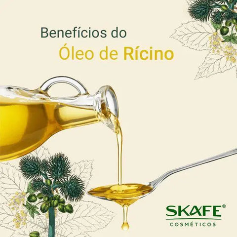 Óleo de Rícino SOS Natutrat Skafe 60ml - 100% Vegano