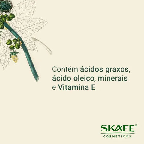 Óleo de Rícino SOS Natutrat Skafe 60ml - 100% Vegano