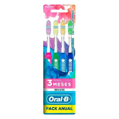 ORAL B ED INDICATOR 35 COLORS 4UN - MEUBRASILONLINE