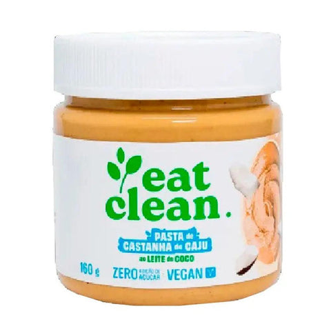Pasta de Castanha de Caju Leite de Coco Eat Clean 160g - MEUBRASILONLINE
