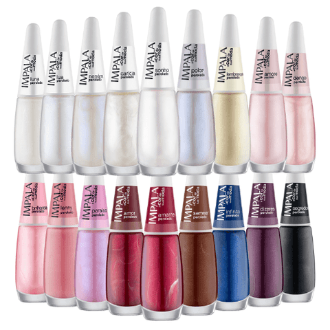 Esmaltes Impala Coleção A Cor da Sua Moda - Perolados