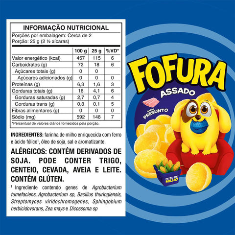 Salgadinho Fofura Presunto 60G