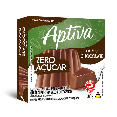 Apti Pudim de Chocolate Zero Açúcar 30 G