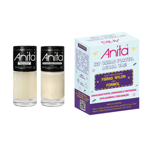 Esmalte Anita - Kit Unhas fortes, agora vai!
