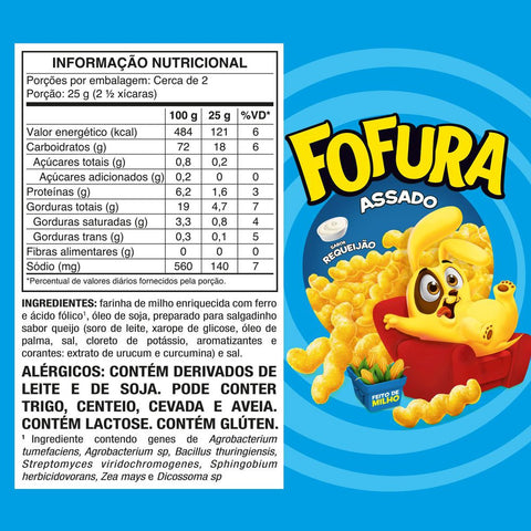 Salgadinho Fofura Requeijão 60G