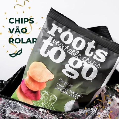 Roots To Go  Chips De Mandioca E Batata-Doce 45g