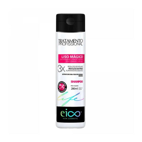 Shampoo Eico Liso Mágico 280 Ml - MEUBRASILONLINE