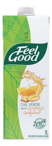 Chá Verde Laranja e Gengibre Feel Good Caixa 1l