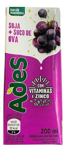 Suco De Soja Ades Sabor Uva 200ml