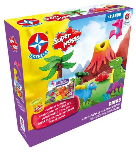 Super Massa Dinos com Livro - Estrela