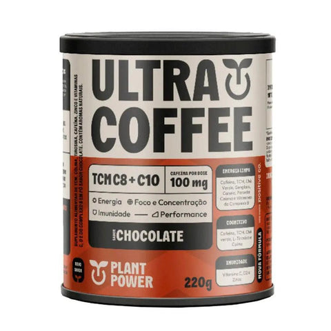 Suplemento Ultracoffee Chocolate 220g - MEUBRASILONLINE