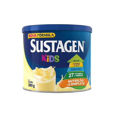 Sustagen Kids Pó Para Preparo De Bebida Baunilha 380 Gr. - MEUBRASILONLINE