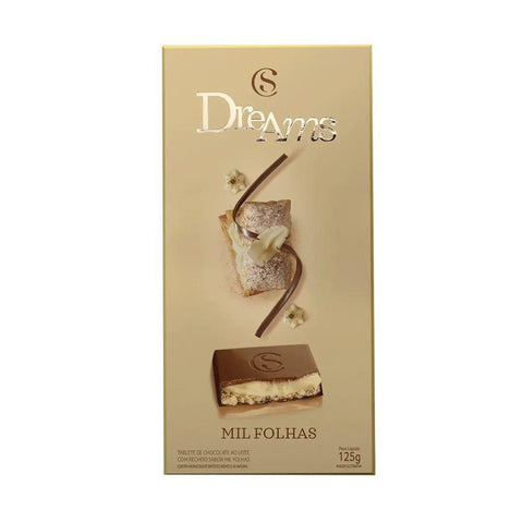 Tablete Dreams Mil Folhas Cacaushow 130 Gr - MEUBRASILONLINE