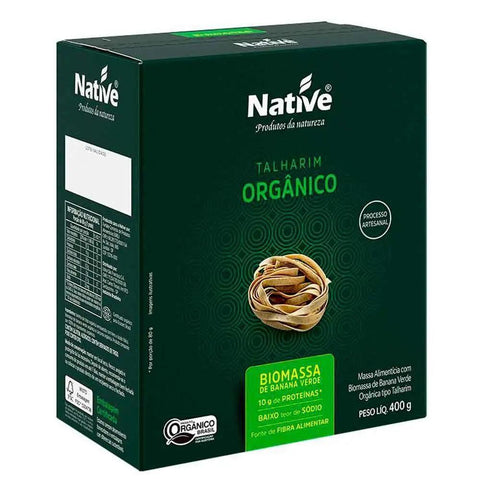 Talharim Orgânico Biomassa Native 400g - MEUBRASILONLINE