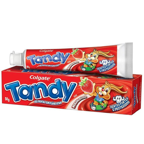 CREME DENTAL INFANTIL TANDY MORANGO 50G - MEUBRASILONLINE