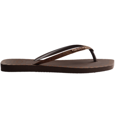 Chinelo Havaianas Slim Square Glitter Contour