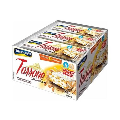 Montevérgine  Torrone com Amendoim 12x45G