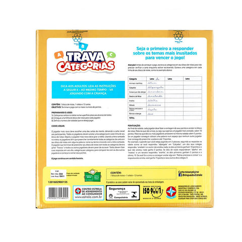 Jogo Trava Categorias - Estrela